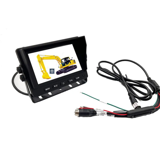 Monitor za rikverc kameru JPM-506 – 5" HD, Visoka svjetlina (12V-36V)