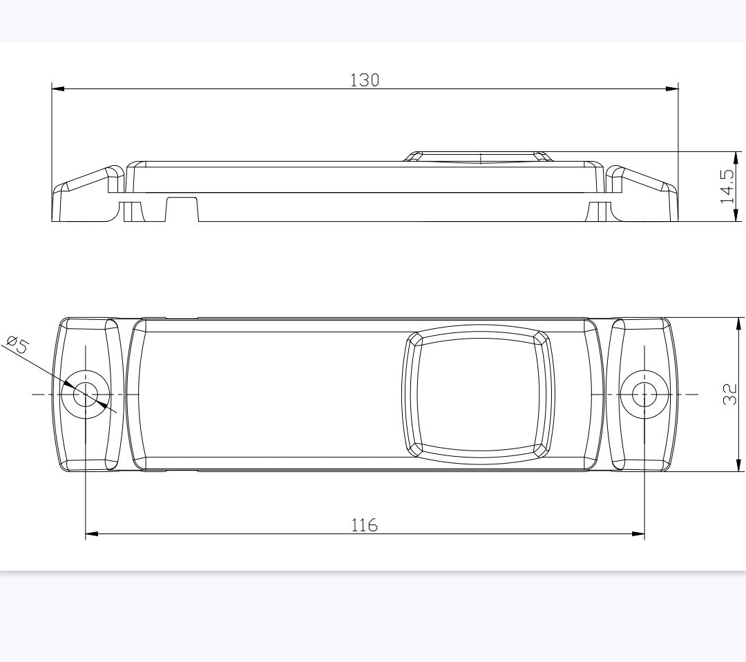 FT-017 LED , FT-018 LED - Standardni 1-Funkcijski Gabarit