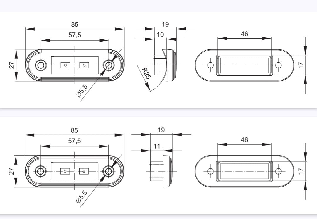 FRISTOM FT-015 LED - Najekonomičniji Gabarit