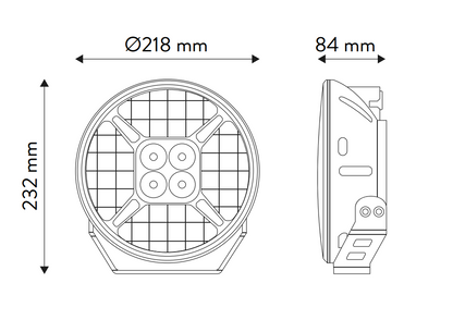 Premium 9" LED Reflektor 120W – 12.200 Lm – Dvobojna Pozicija (Bijela/Narančasta)