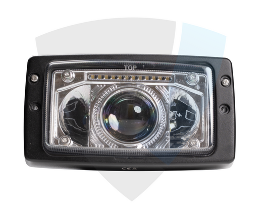 Brutalni LED Far 102W – Pravokutni – Kratko i Dugo Svjetlo za Fendt