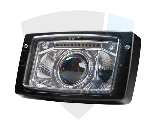 Brutalni LED Far 102W – Pravokutni – Kratko i Dugo Svjetlo za Fendt