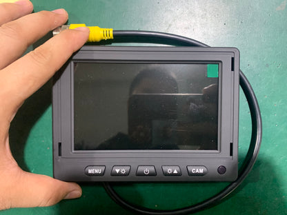 Monitor za rikverc kameru JPM-506 – 5" HD, Visoka svjetlina (12V-36V)