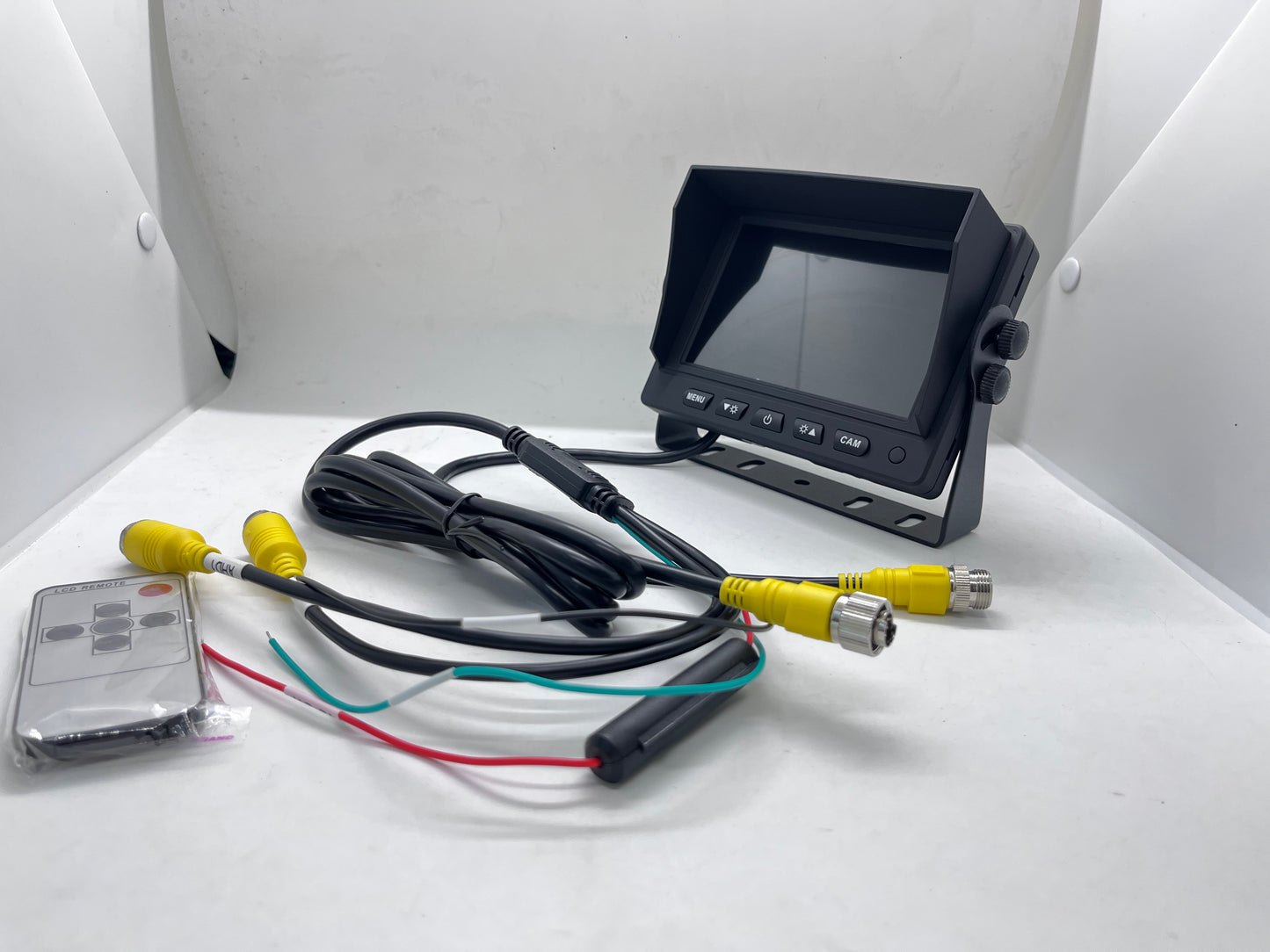 Monitor za rikverc kameru JPM-506 – 5" HD, Visoka svjetlina (12V-36V)