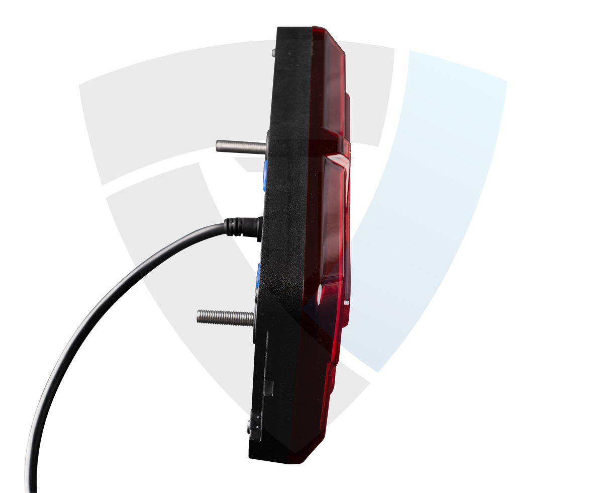 Premium LED Stražnja Lampa 12/24V – 5 Funkcija + Dinamički Žmigavac & Trokut