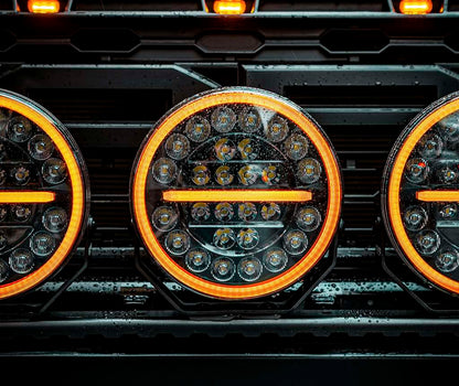 FIREFLY PRO DRIVING LIGHT 9" - 12.076 LUMENA I INTEGRIRANO UPOZORENJE