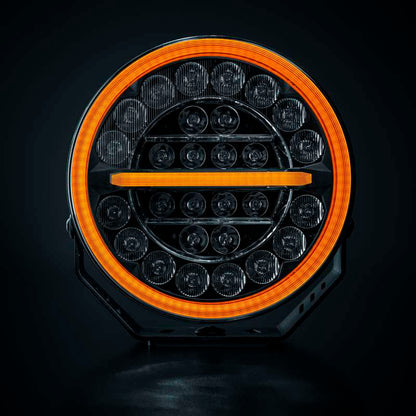 FIREFLY PRO DRIVING LIGHT 9" - 12.076 LUMENA I INTEGRIRANO UPOZORENJE