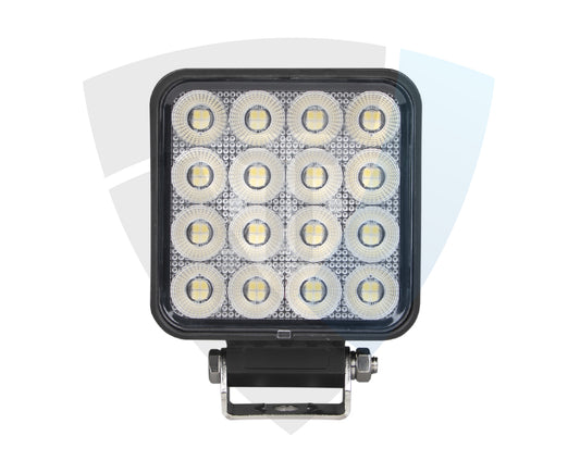 LED Radna Lampa 64W – 64x LED – Široki Snop (Diffused) – Kvadratna