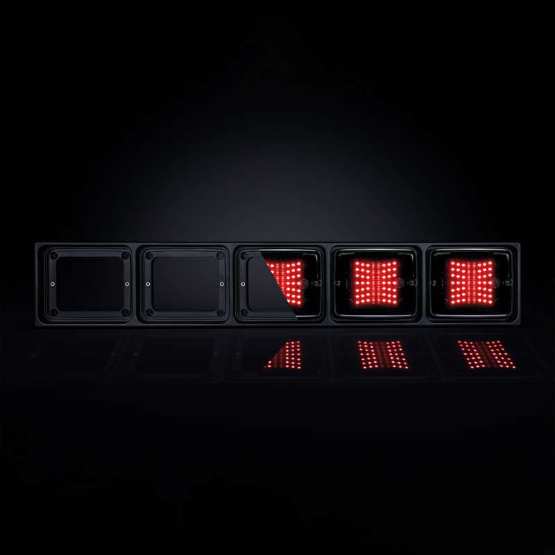 STRANDS IZE LED FRAME 5XSQUARE - Okvir za 5 Lampi