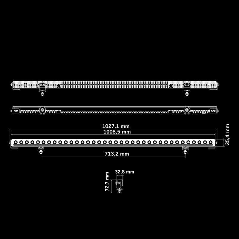 NUUK D-LINE LED BAR 10" to 40″