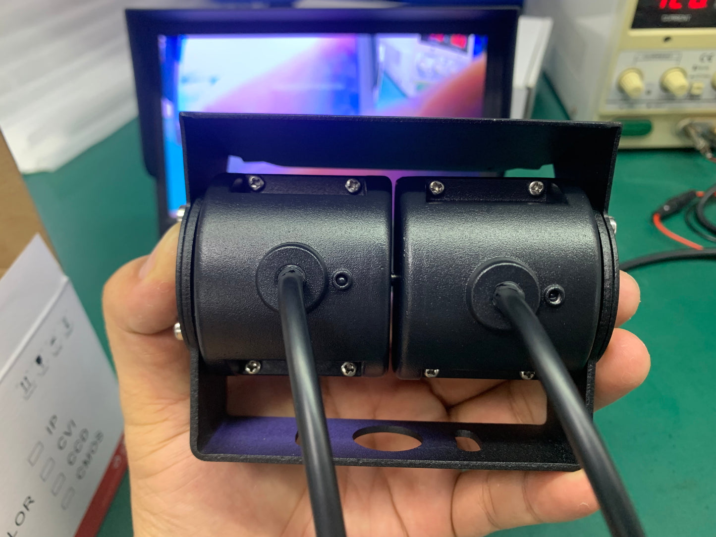 JPC-121 Dual Lens AHD Kamera – 180° Vertikalni Pregled Bez Mrtvih Kutova