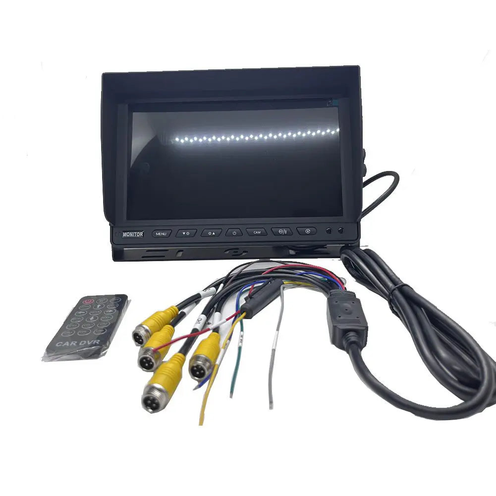 7" Quad HD Monitor JPM-706Q – Prikaz i snimanje 4 kamere (12V-36V)