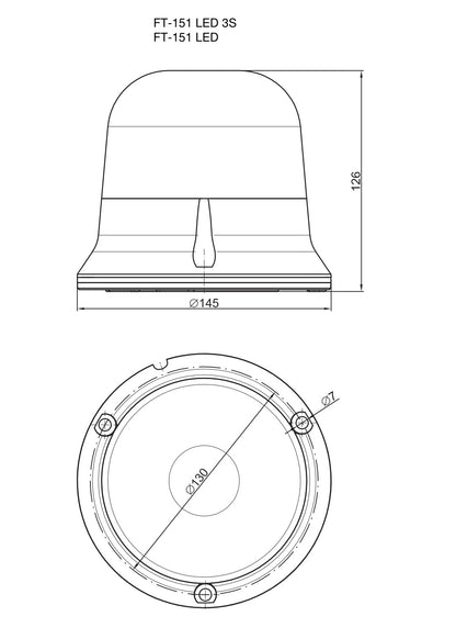 FT-151 * 150 LED ROTACIJA , VIŠE OPCIJA