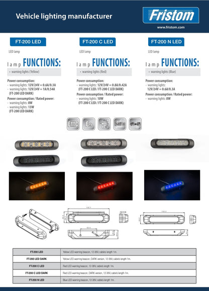 BLJESKALICE SERIJA FT-200 , DOSTUPNO VIŠE BOJA I VARIJANTI