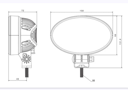 FT-366/367 LED Radna Svjetla (Velika Snaga)