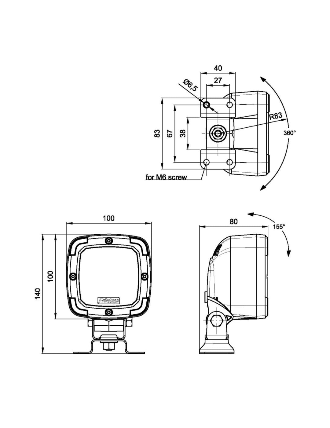 FT-360/361 LED Radna Svjetla (Univerzalna Serija)