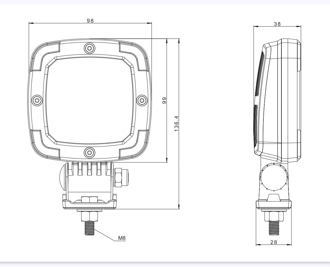 FT-036 LED SLIM Radno Svjetlo