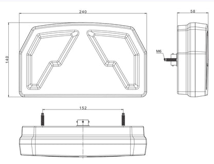 FT-371 LED – Pametno Stražnje Svjetlo s CANBUS Kontrolom