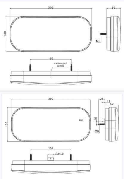 FT-610 LED DI – Stražnje Svjetlo s Dinamičkim Žmigavcem i Ugrađenim Reflektorom