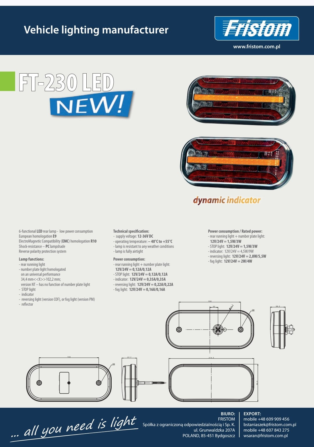 FT-230 LED – Dinamički Žmigavac