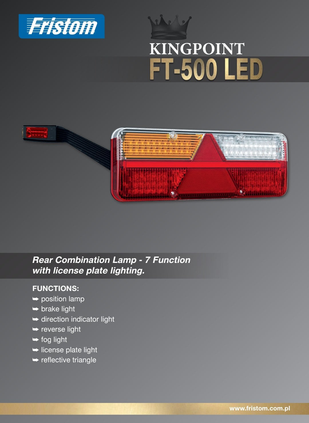 FT-500 LED – Hibridna Revolucija u Stražnjoj Rasvjeti (KINGPOINT)