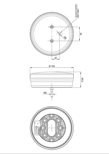 FT-110 LED / FT-112 LED / FT-111 LED OKRUGLO UNIVERZALNO SVIJETLO