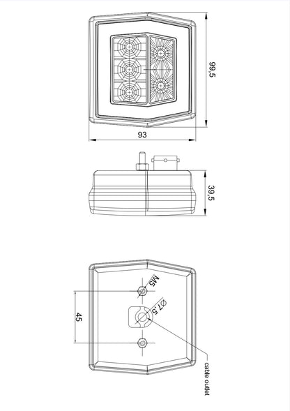 FT-120 LED / 121 LED / 122 LED + FT-124 LED RIKVERC , FT-123 LED MAGLENKA