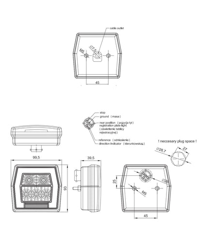 FT-120 LED / 121 LED / 122 LED + FT-124 LED RIKVERC , FT-123 LED MAGLENKA