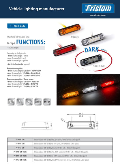 FT-081 LED –  Gabaritno Svjetlo (DARK Opcija)