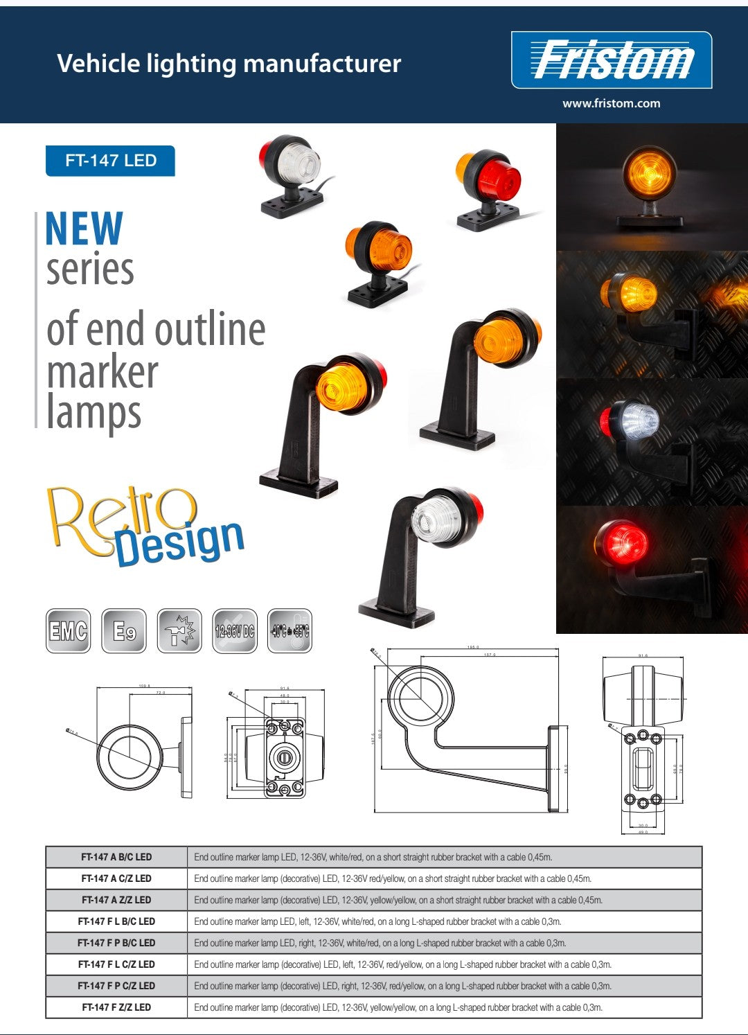 FT-147 LED – Gabaritno Svjetlo u RETRO Stilu