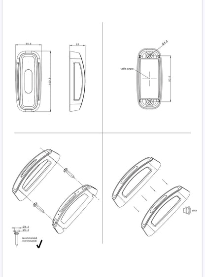 FT-039 LED – 3-Funkcionalno LED Gabaritno Svjetlo