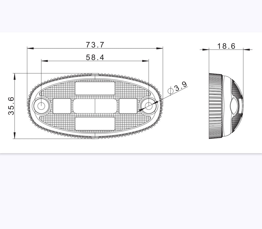 FT-068 LED – Minimalističko Gabaritno Svjetlo