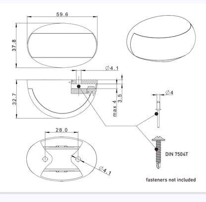 FRISTOM FT-067 LED & FT-067 LED DARK - Elegantna i Snažna Gabaritna Svjetiljka