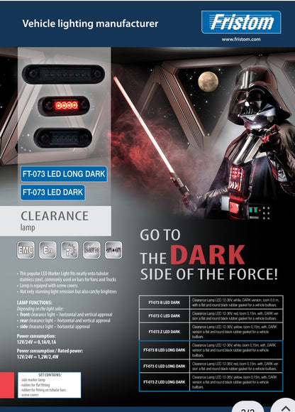 FRISTOM FT-073 LED LONG - Savršeno za Cijevaste Nosače (Bullbarove)