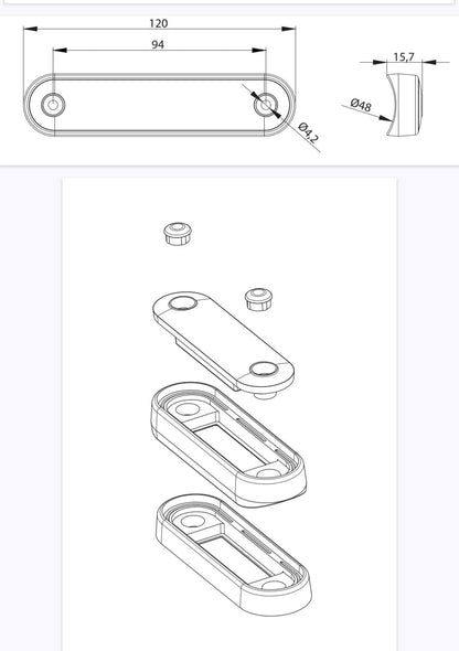 FRISTOM FT-073 LED LONG - Savršeno za Cijevaste Nosače (Bullbarove)
