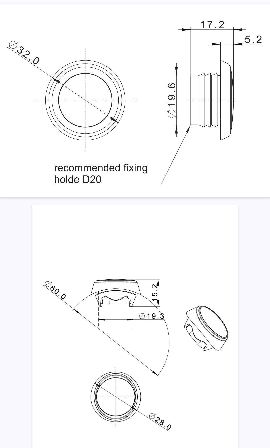 FRISTOM FT-074 LED - UGRADBENO OKRUGLO SVJETLO