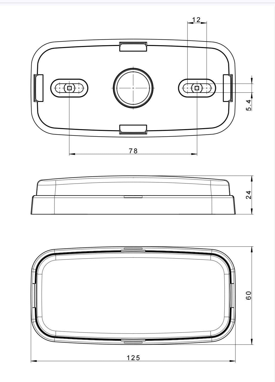 FRISTOM FT-080 LED - Gabarit s Pokazivačem Smjera