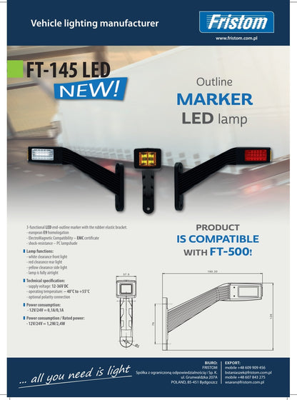 FRISTOM FT-145 LED - 3-Funkcije