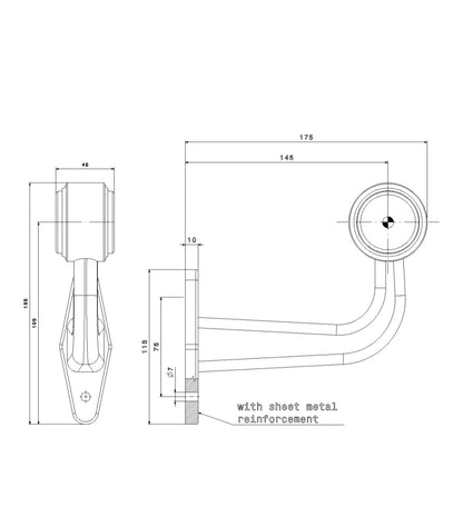 FRISTOM FT-009 LED - 2-Funkcijski Marker