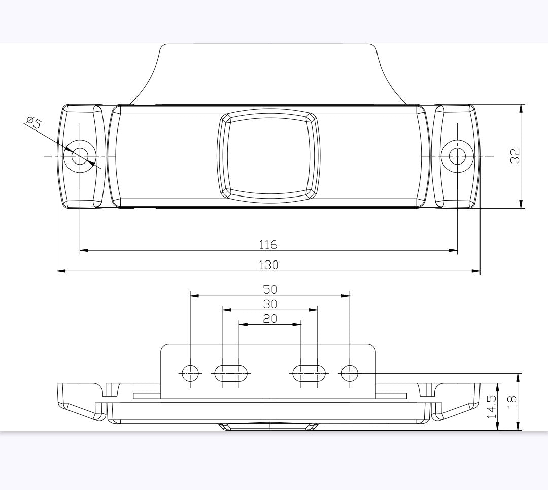 FT-017 LED , FT-018 LED -  Standardni 1-Funkcijski Gabarit