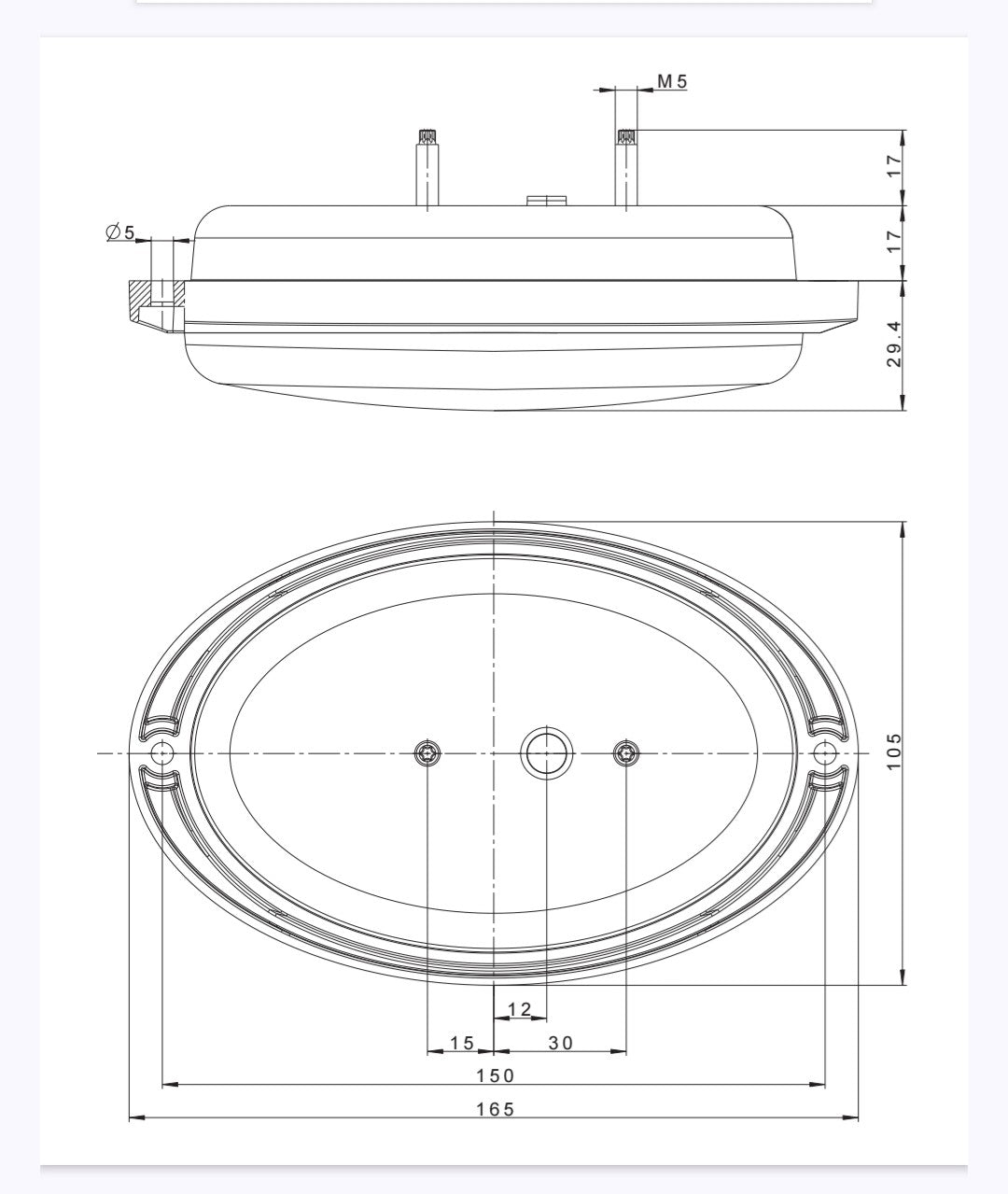 FT-356 LED - Prednje Pozicijsko + Žmigavac IP69
