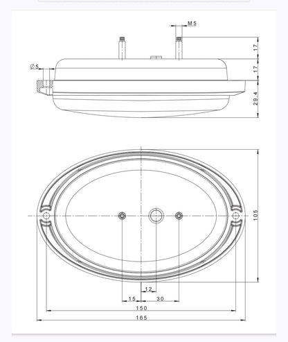FT-356 LED - Prednje Pozicijsko + Žmigavac IP69