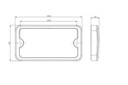 FRISTOM FT-162 LED - Unutarnja Lampa (1000 LM)