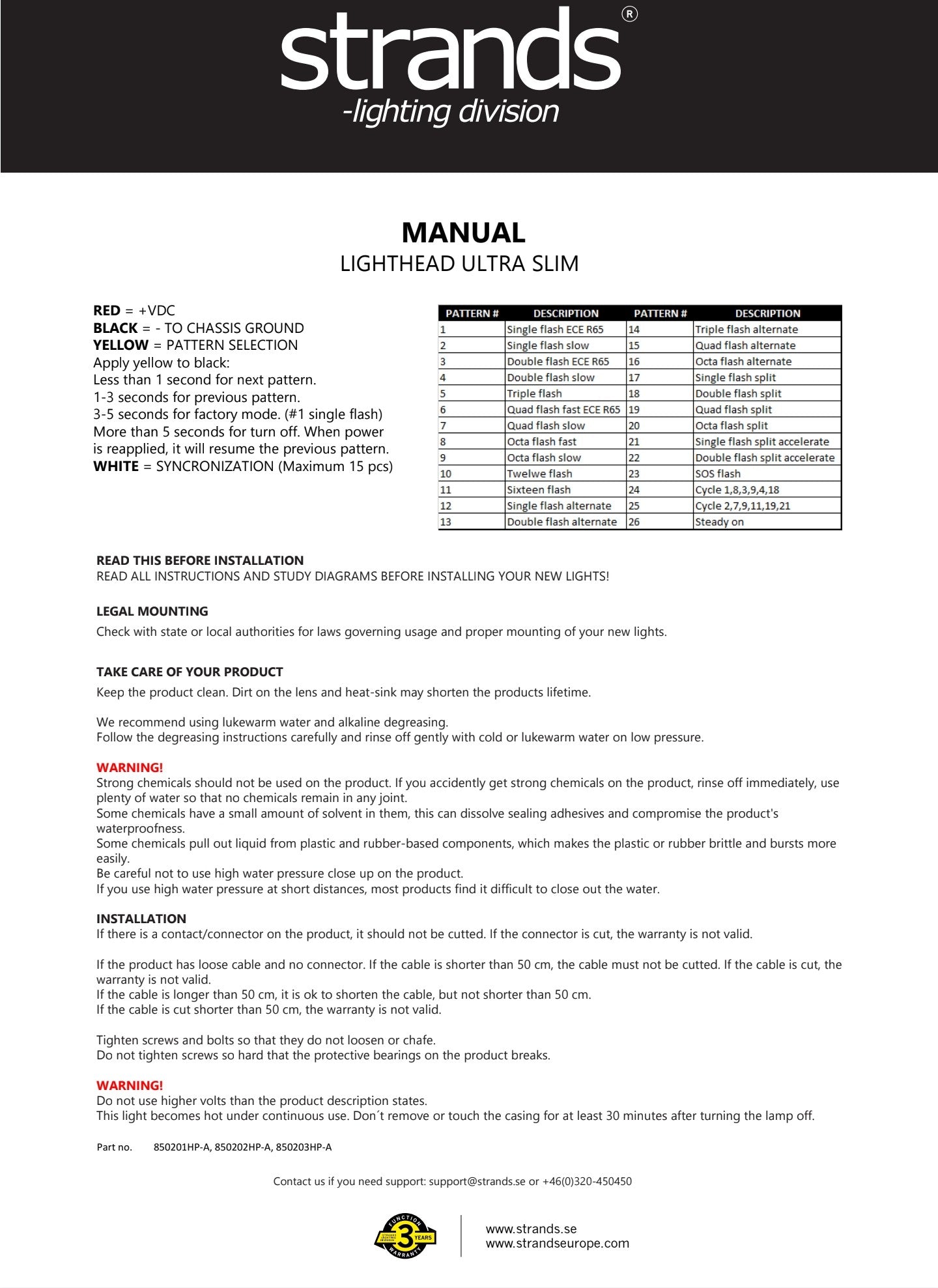 CRUISE LIGHT STROBE 3-LED / 4-LED / 6-LED AMBER -  Stil i Sigurnost u Savršenoj Harmoniji!