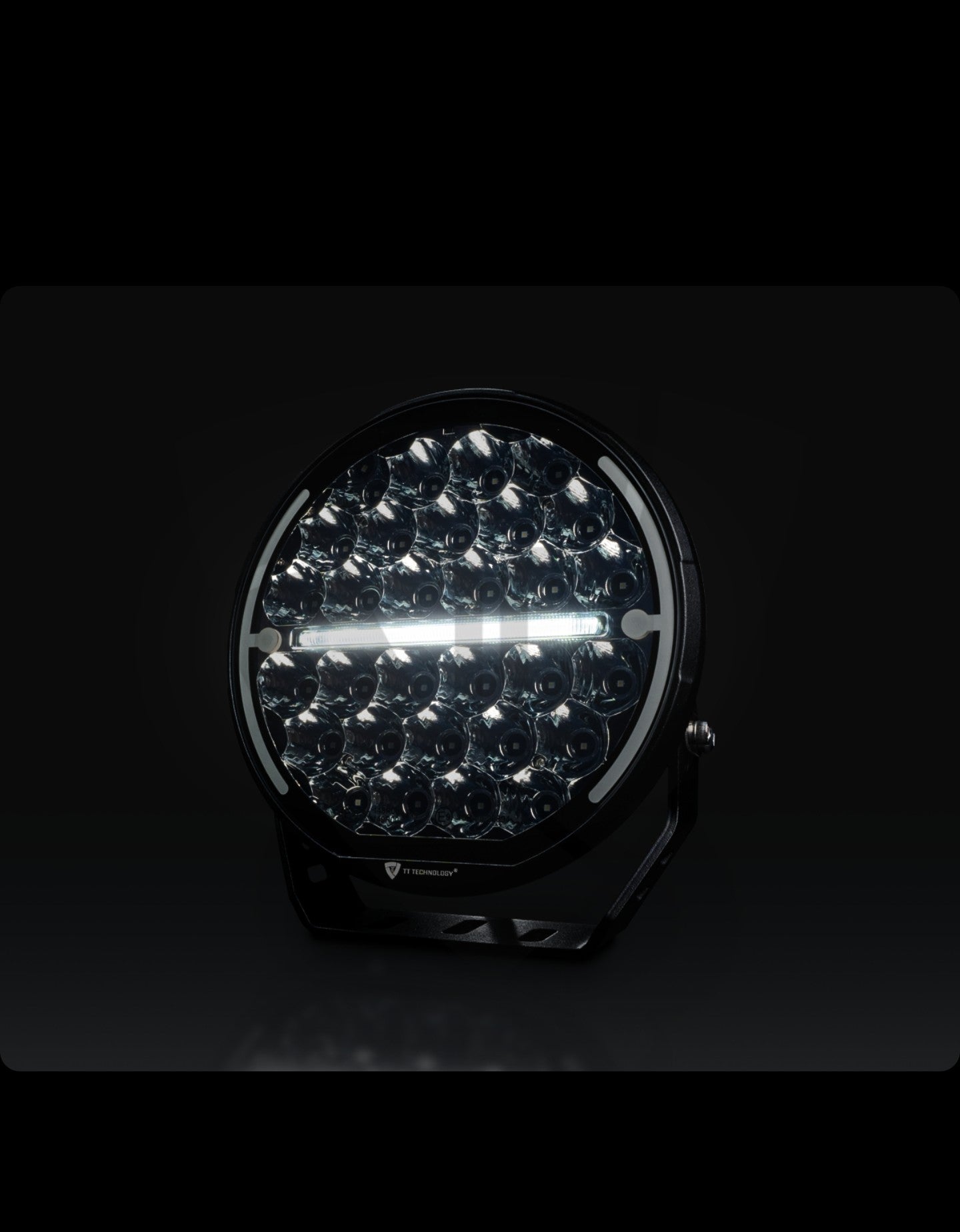 9" LED Lampa 150W s funkcijom GRIJANJA! *Dual Position Light*