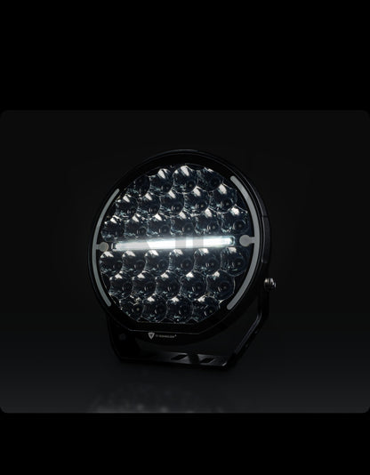 9" LED Lampa 150W s funkcijom GRIJANJA! *Dual Position Light*