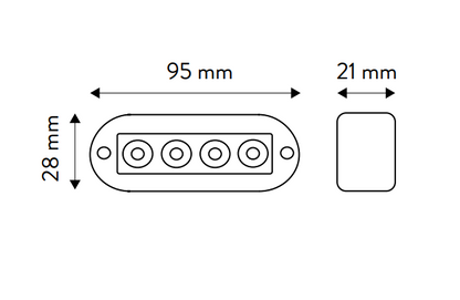 PROFESIONALNA LED Bljeskalica – Metalno Kućište + 14 Modova rada