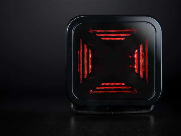 Strands Dark Knight Fortex - Radno Svjetlo s Promjenjivom Bojom  , RED & AMBER