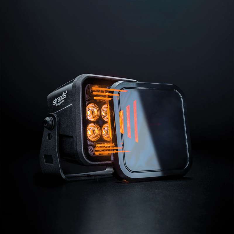 Strands Dark Knight Fortex - Radno Svjetlo s Promjenjivom Bojom  , RED & AMBER