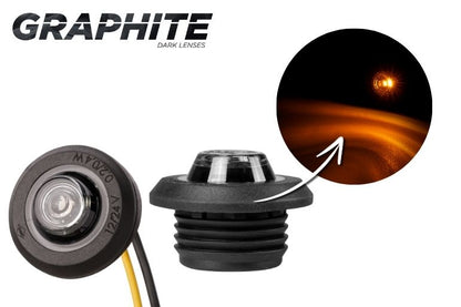 HORPOL Graphite  – LED Svjetlo za CIJEV ili RAVNA UGRADNJA  – 12/24V * 3 BOJE* DARK VERZIJA